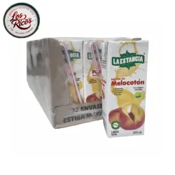 Caja de Jugo De Melocotón la estancia 🍑