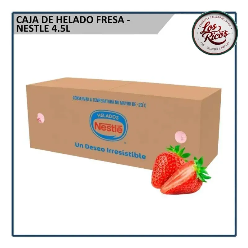 Helado de Fresa - Nestlé (4.5lt)