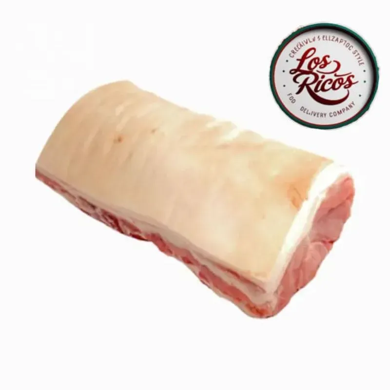 Lomo de cerdo con hueso y piel🐖