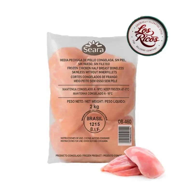 Paquete de Pechuga de pollo 2kg