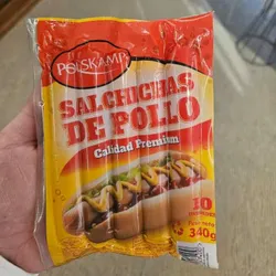 Salchichas de pollo