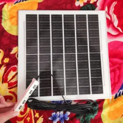 Panel solar 20W (para cargar teléfonos, lámparas, etc)