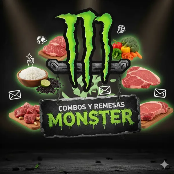 Combos Mønster, un pequeño equipo de trabajo construido con el objetivo de saciar las necesidades de su familia y amigos en Cuba a pesar de la distancia. 
. Contamos con una variedad extensa de servicios, ya sea tanto productos alimenticios cómo remesas y más. Todo con servicio a domicilio. 
!No busque más, aquí en Combos Mønster será atendido con las mejores ofertas!
Combos Mønster! Su mejor opción!💚