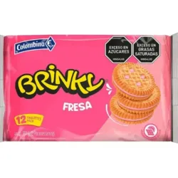 Galletas Fresa -Brinky 12u 