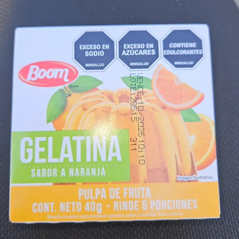 Gelatina (Naranja)