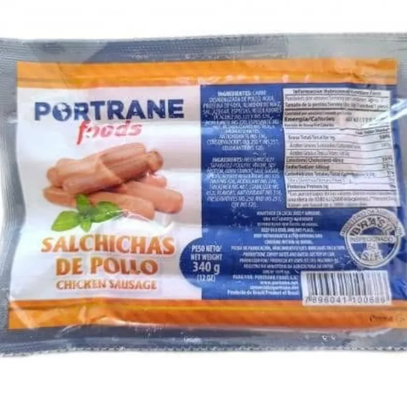 salchicha de pollo 