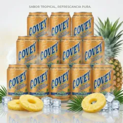 12 latas de refresco COVEY