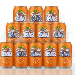 12 latas de refresco SANTA