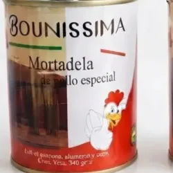 Lata de spam de pollo