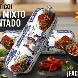 2 tubos de picadillo mixto condimentado (400 g cada uno)