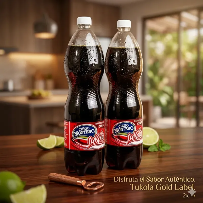 2 pomos de refresco de gas x 5 USD