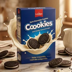 Caja de 12 paqueticos de galletas crookies