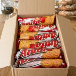 Caja de 24 paquetes de galletas Anita