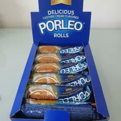Caja de 24 paquetes de galletas Porleo