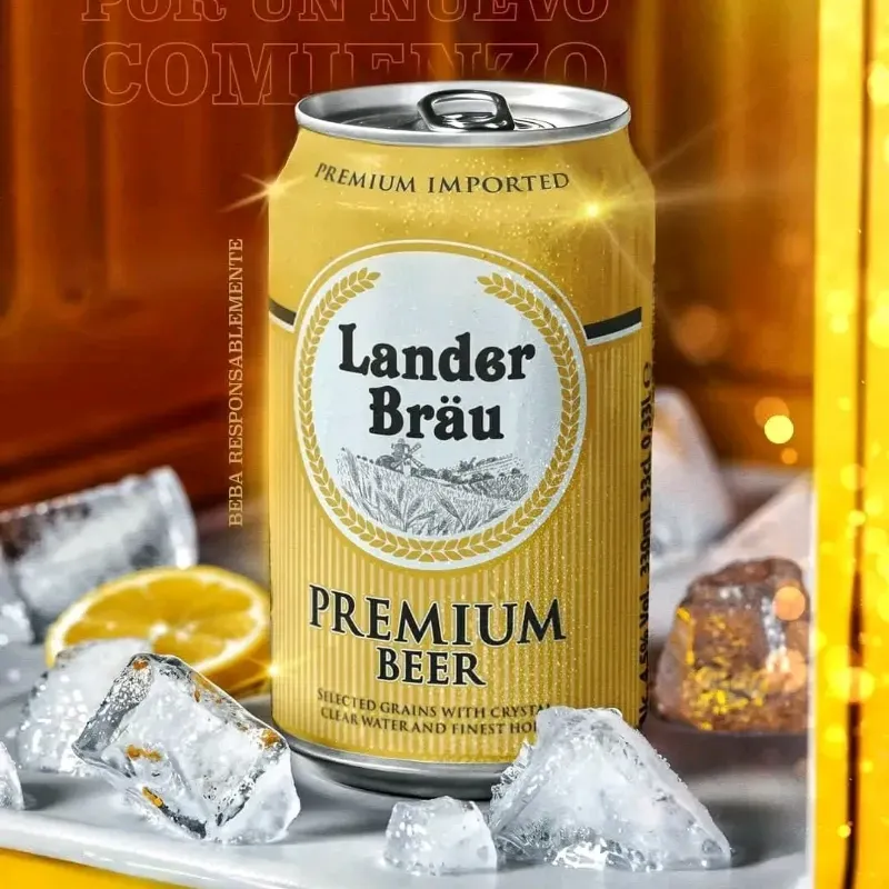 Caja de cerveza ( Lander Bräu ) 