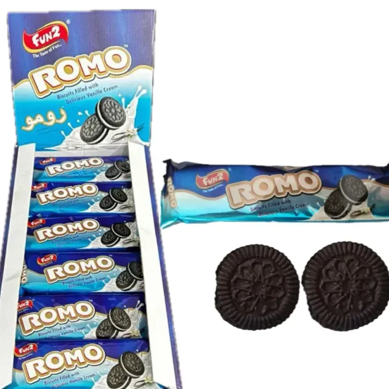 Caja de galletas romo ( 24 unidades)