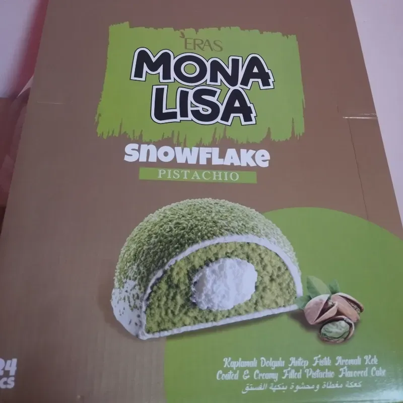 Caja de copos de nieve Mona lisa ( 24 unidades)