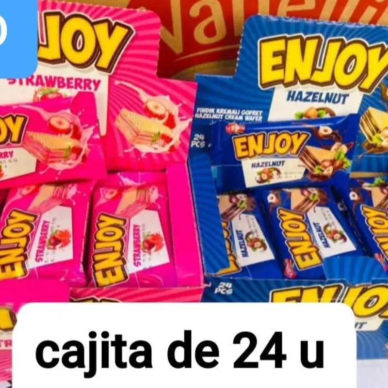 Caja de whafer  ENJOY ( 24 und ) 