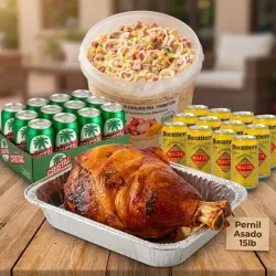 Combo con pernil asado ( encargar 2-3 días con antelación)