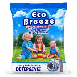 Detergente Eco Breeze — Jabón en polvo multiuso