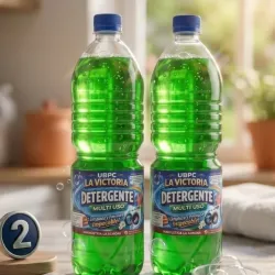 2 Pomos de Detergente líquido (1L c/ u)