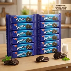 Estuche de 12 paqueticos de galletas Rocco