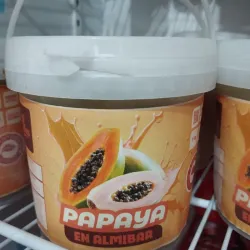 Fruta bomba en almíbar ( pote sellado de 1 kg)