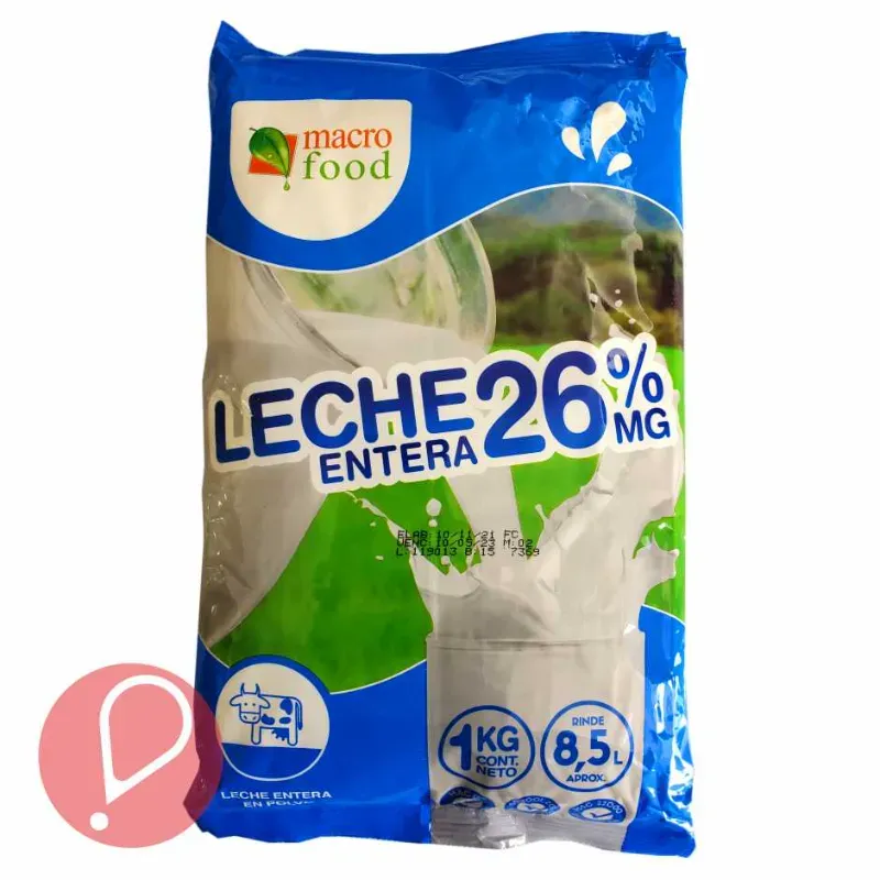 Leche en polvo ENTERA de 1 kg