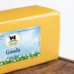 Medio bloque amarillo de queso Gouda ALEMÁN