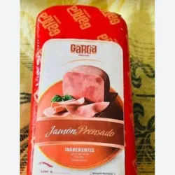 Medio bloque de jamón prensado