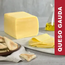 Medio bloque de queso gouda 