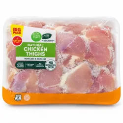 Muslos de pollo sin hueso ni piel (3-3.5 lb)