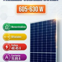 PANEL SOLAR Boviet de 605-630 W