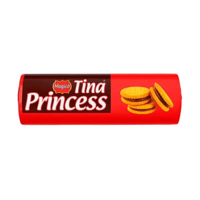 Paquete de galletas con crema sabor a chocolate ( Princess )
