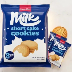 Paquete de galletas Milk ( trae 8 paqueticos dentro)
