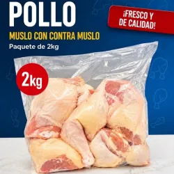 Paquete de pollo de 2 kg ( muslo y contramuslo )