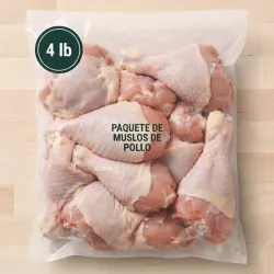 Paquete de pollo de 4 lb ( muslos )