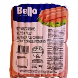 PAQUETE GRANDE DE SALCHICHA ( 3 KG )