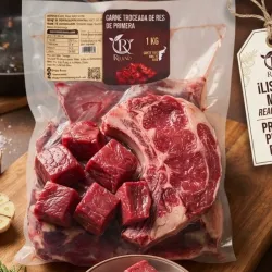 Paquete sellado de res troceada (1 kg )