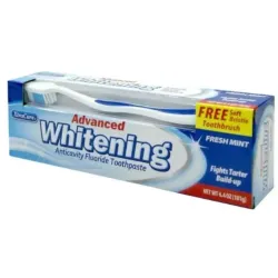 Pasta dental con cepillo incluído 