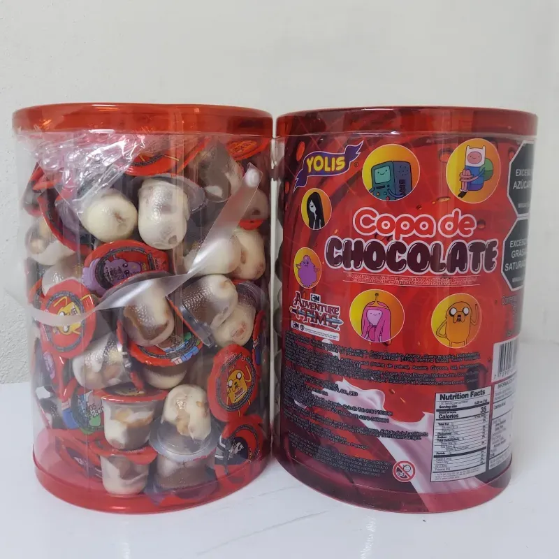 Potes grandes de 100 Nutelitas de chocolate 