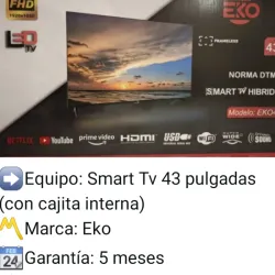 Smart TV 43" CON cajita interna