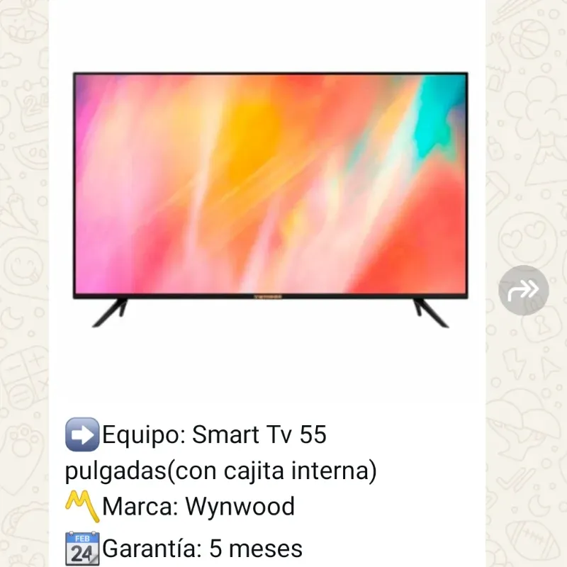 Smart TV 55" CON cajita interna 