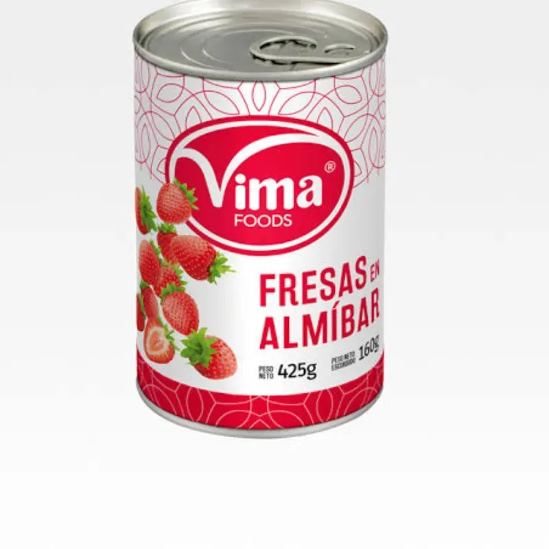 Fresas en almibar 