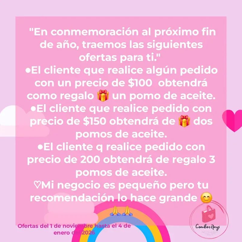 Ofertas para fin de año 