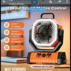 Ventilador recargable 