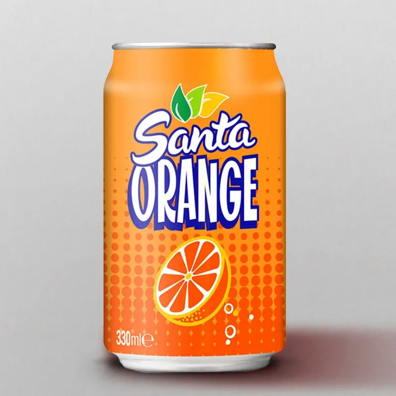 Caja de latas de refrescos sabor piña