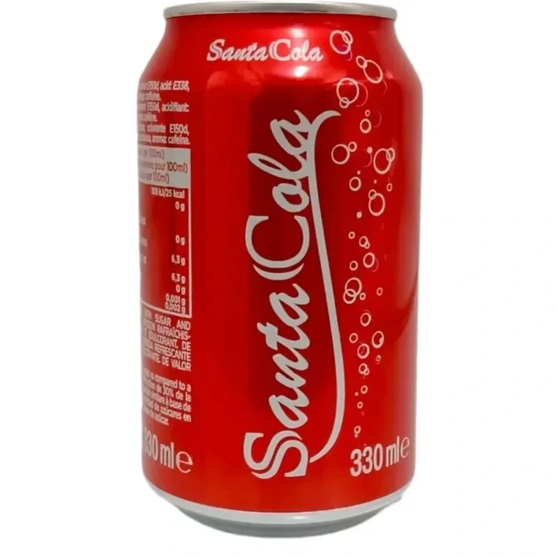 Caja de latas de refrescos sabor piña