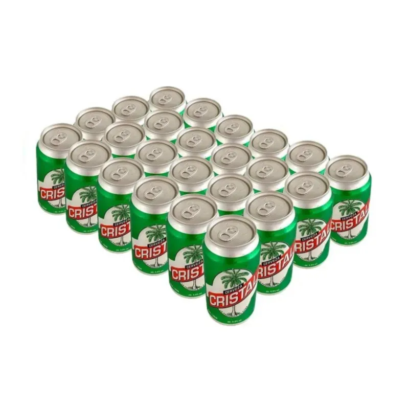 Caja de Cerveza Cristal (24u x 355 mL).