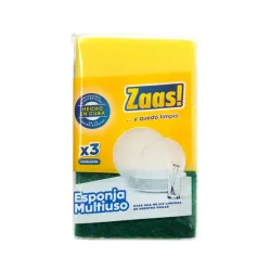 Esponja Multiusos Zaas (3u 110x60mm)